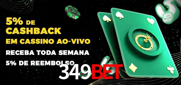 Promoções do cassino ao Vivo 349bet